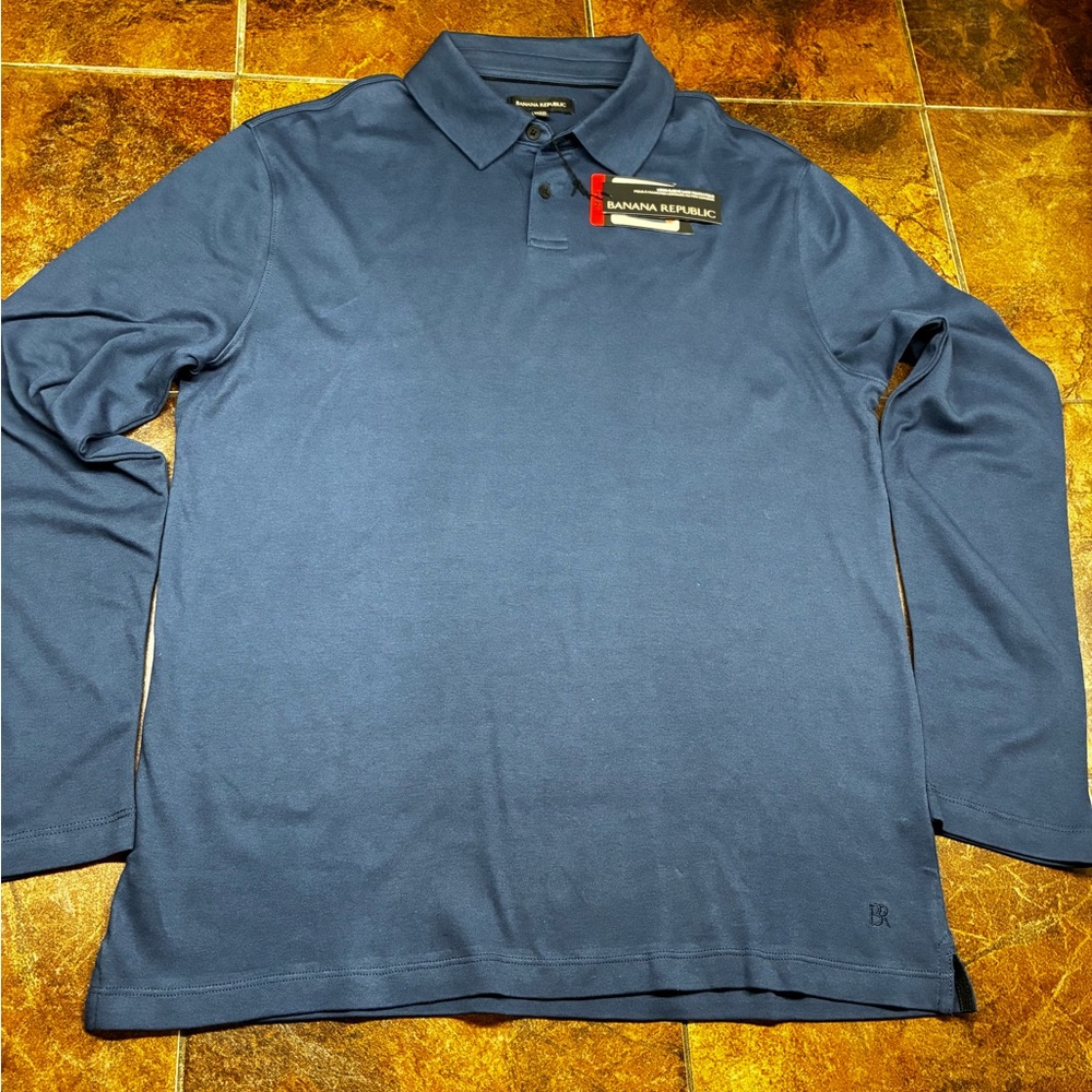 Banana Republic Navy Polo Shirt
